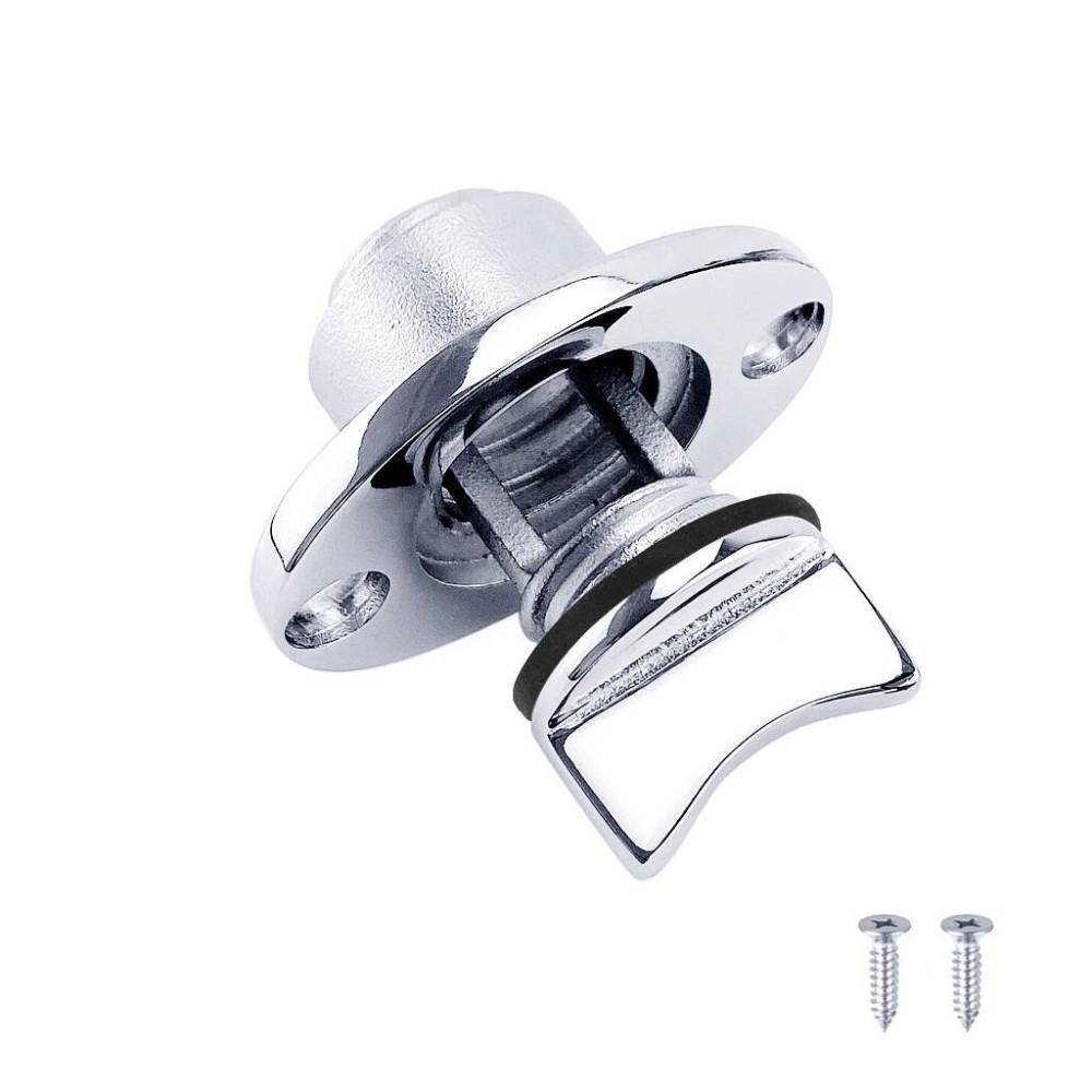 2 шт. Дренажная пробка для лодки из нержавеющей стали 316 – для отверстия 1 дюйм, Морская пробка для днища/транца с уплотнительным кольцом и винтами, Овальная, универсальная посадка A