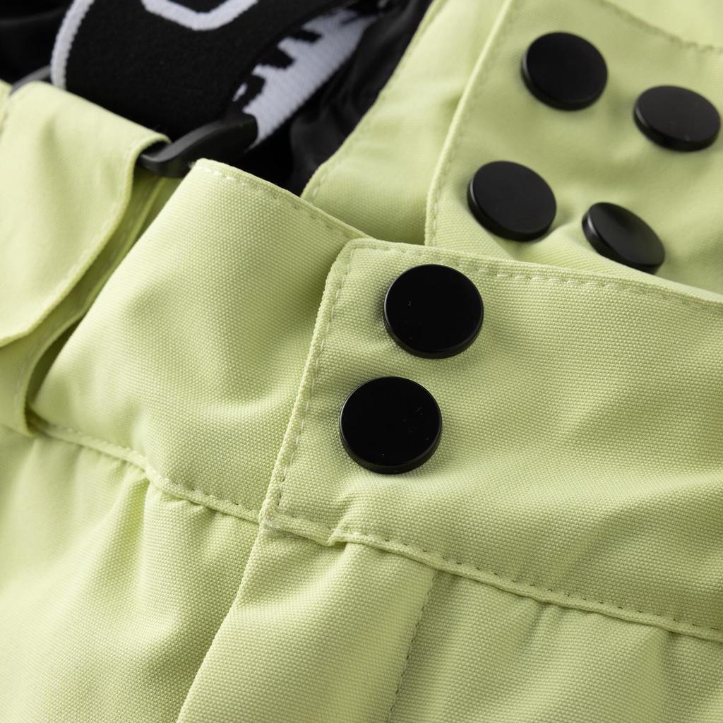 Kids' Waterproof & Windproof Ski Pants with Straps - Thickened, Warm Outdoor Gear for Boys & Girls