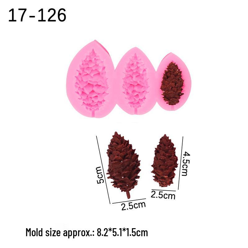 Silicone Pinecone Mold for Cake and Christmas Decorations