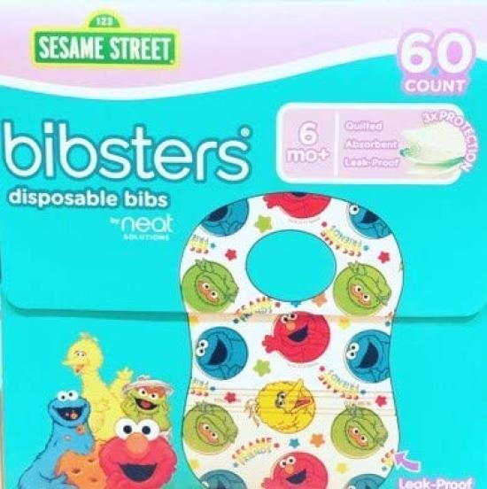 

SESAME STREET Sesame Street Bibstar Disposable Apron bibstes 60 pieces