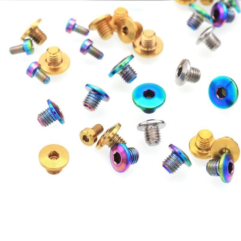 2pcs Bicycles Oil Cover Screws Durability Colorful Bicycles Bleeds Screws for Bike Brake Lever