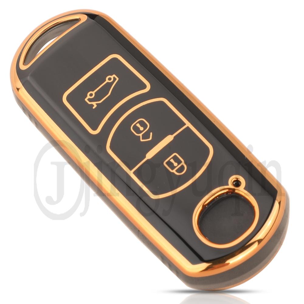 Jingyuqin Tpu 2/3Buttons Auto Remote Key Shell Case For Mazda 2 3 6 Atenza Axela Demio Cx-5 Cx5 Cx-3 Cx7 Cx-9 Car Accessories