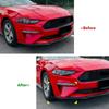 Car Front Wrapping Corner for Ford Mustang MK6.5 2018- SIDE BUMPER Turning Splitter Protection Auto Body Kit Car Accessories