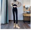 Winter Jeans High Waist Button Slim Women Fleece Skinny Elasticity Thickening Warm Velvet Female Little Feet Pencil Denim Trouser