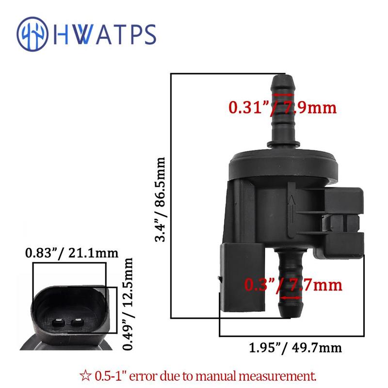Canister-Entlüftungsventil für VW Touareg Scirocco Polo Passat New Beetle Jetta Golf EOS 06E906517 0280142431 6E906517A