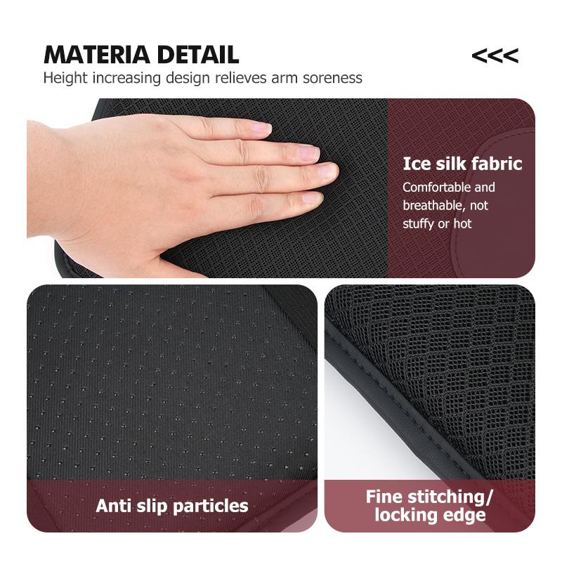 CRS1 Car Armrest Cushion Center Console Protection Anti Scratch Pad For Mercedes Benz C180 C300 W124 W176 W177 C200 C260 GLC CLE CLA