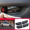 For Toyota Corolla 2019-2021 Black Titanium Inner Door Bowl Cup Cover Trim 4pcs