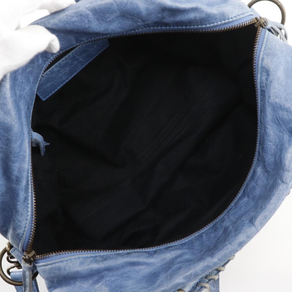 BALENCIAGA The Twiggy Handbag 145964 2WAYShoulder Blue leather Women Used