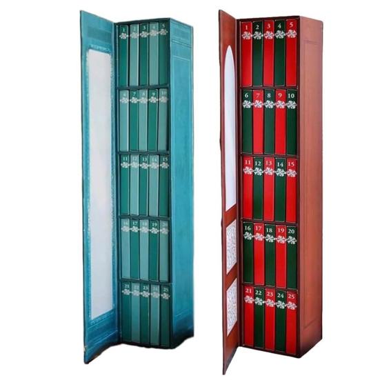 Christmas Calendar 2025 Mini Book Advent Calendar Festive Fun Countdown Calendar Book Theme Decoration