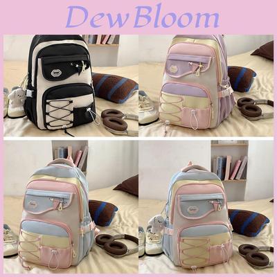Dopamine Style Girls Backpack With Nylon For School And College