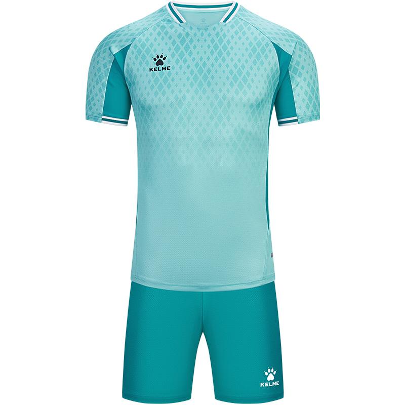 Kelme Football Uniform Customized Team Uniform Official Genuine Printed Uniform Set Men's Match Equipment Short Sleeved