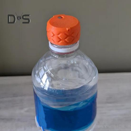 Ultra-Light Portable Wash Bottle Cap 3D Printed Reusable Standard Bottles Travel Bidet Attachment Outdoor Hiking Camping Cleaning Rinse Cap Nozzle