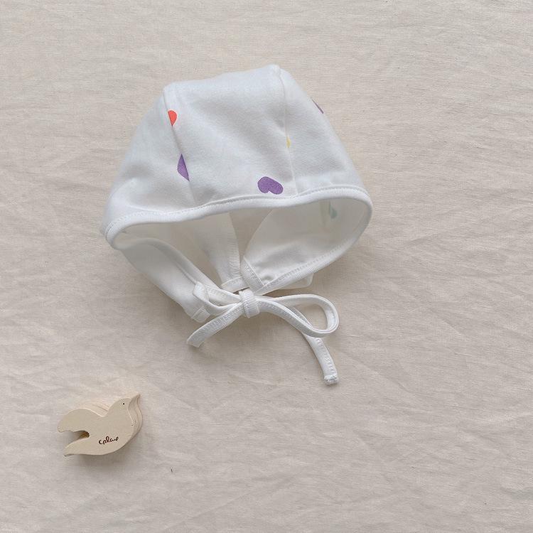 2025 Spring Newborn Colorful Heart Footed Romper Snap-Front Bodysuit