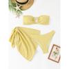 Set Bikini Push-Up Sexy a Tre Pezzi Europeo e Americano 2026