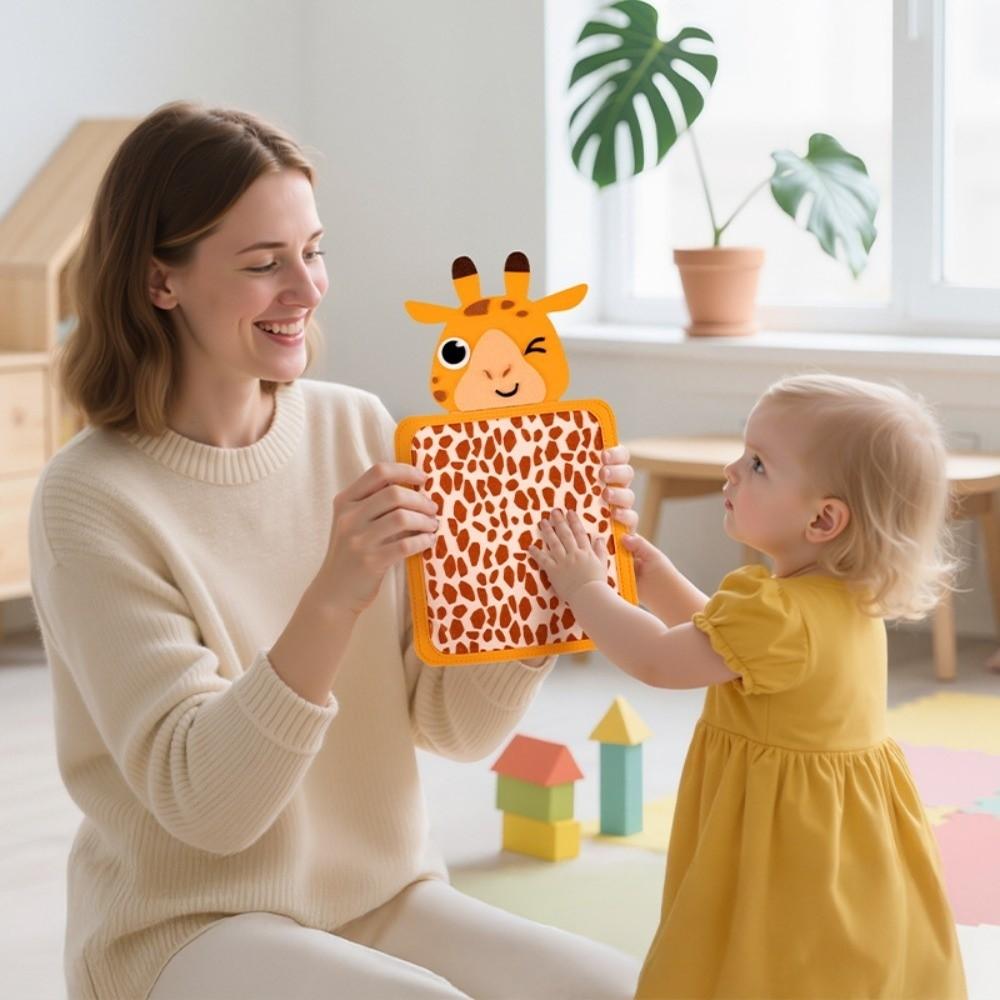 8pcs Sensory Hand-eye Cognitive Felt Mats 3D Montessori Learning Toys Toddler Toys