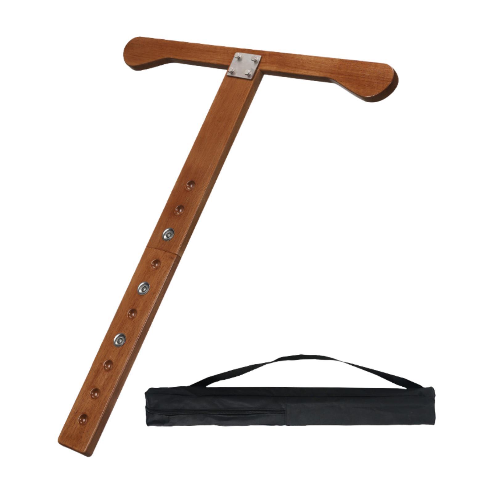 

Lightweight Cello Endpin Anchor Wood Stopper Enhanced Stability Rest Holder Stand for Cellist Performance Student Show Concert светло-коричневого