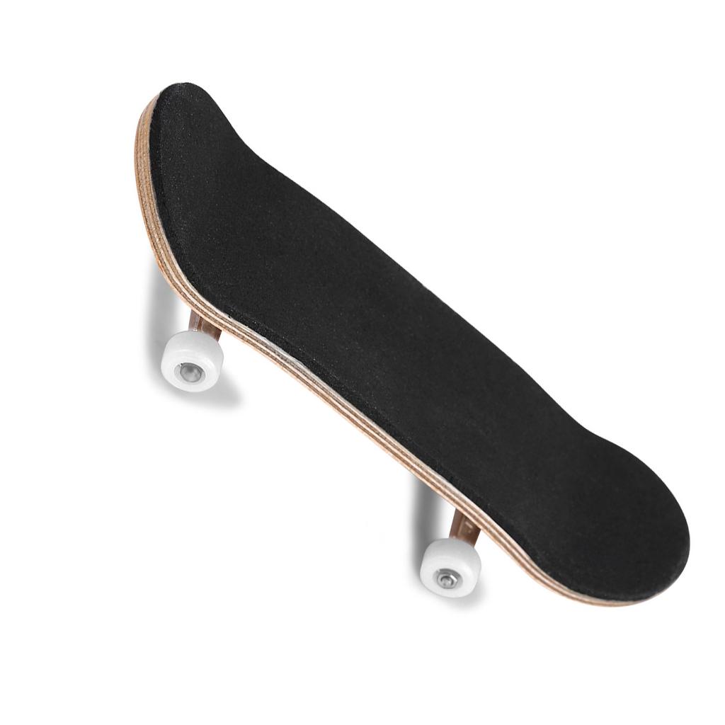 1Pc Maple Wooden Alloy Fingerboard Finger Skateboards With Box Reduce Pressure Kids Gifts