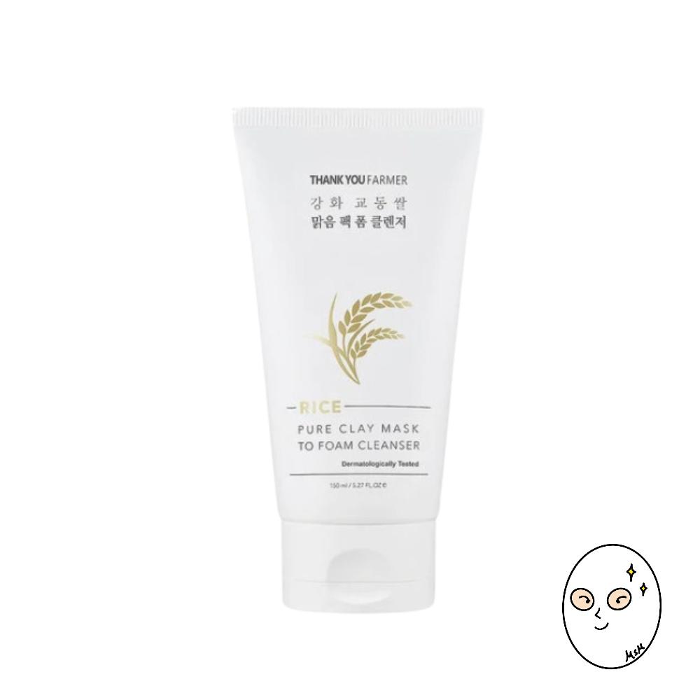

Thank You Farmer Рисовая очищающая маска из глины в пенку 150 мл (Вариант 2) 1PCS