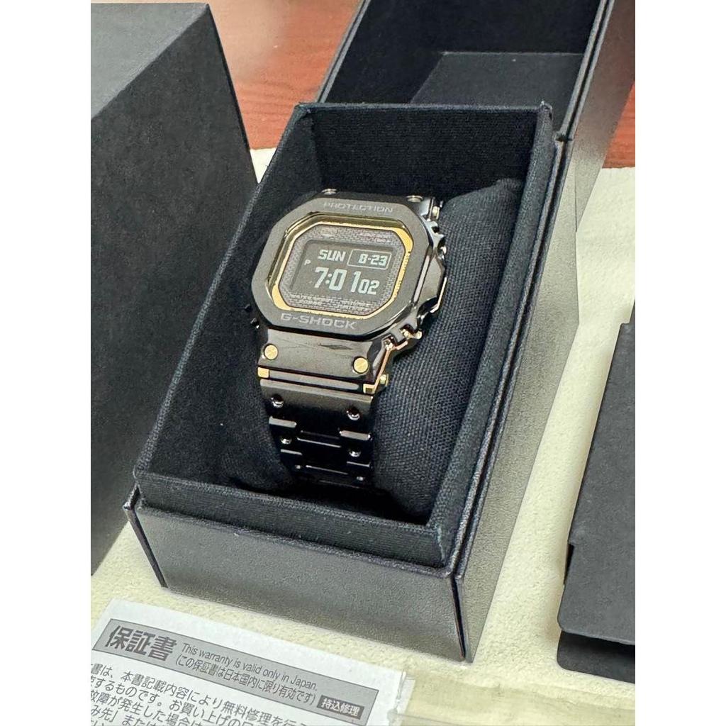 Used [New] CASIO G-SHOCK GMW-B5000BD-1JF Full Metal Black Radio Solar
