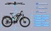 Electric bicycle PHILODO JUMBO, 3000W motor, 48V 23Ah battery, top speed 56 km/h, cruising range 150km, 26x4.0 inch tires