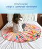 All-Season Tortilla Flannel Blanket with High-Definition Digital Print for Home and Office