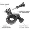 95AF 2pcs Adjustable Bike Camera Mounts for Cycling Motorcycle Action Camera Clamps