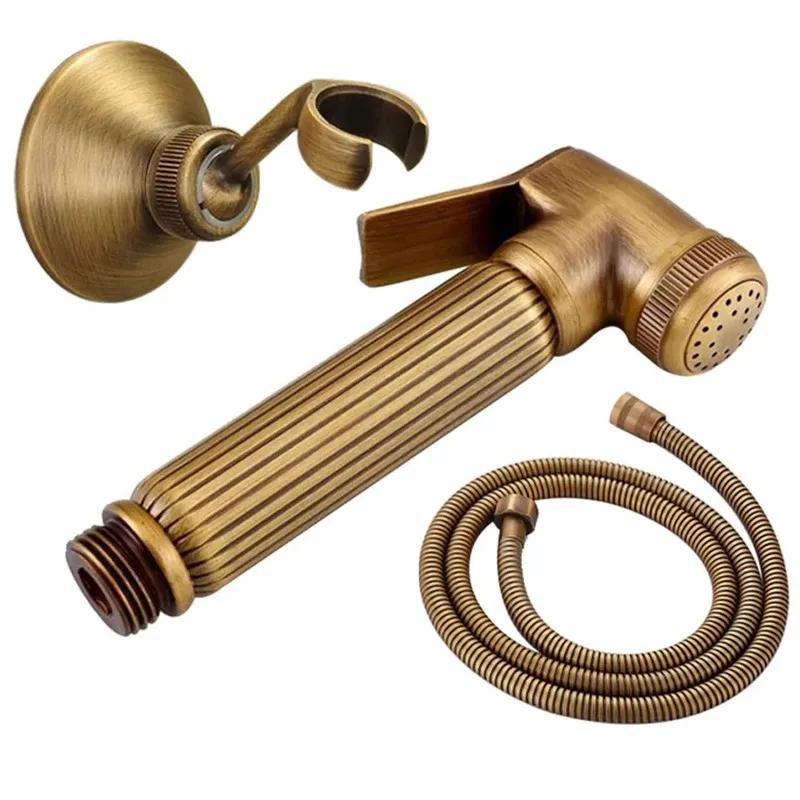 Antique Toilet bidet sprayer Brass Bidets Wall Mounted Hand Shower Head Bathroom sprayer shower bidet