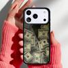 Money Dollars Cash Phone Case for iPhone 17 Air 16e 15 14 13 Pro Max Back Cover for 12 11 Pro Coque