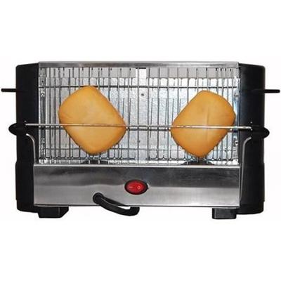 COMELEC TP-7713/7714 800W Toaster Black Stainless Steel - -