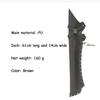 PU Leather Arrow Quiver Archery Bag( Brown Black) Retro Hunting Accessories For Outdoor Shooting 5