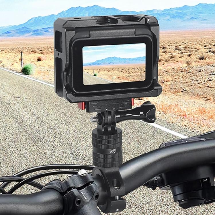 Multiple Angle Aluminum Alloy Camera Cage For Pro2 Action Cameras Featuring Quick Magnetic Attachment System