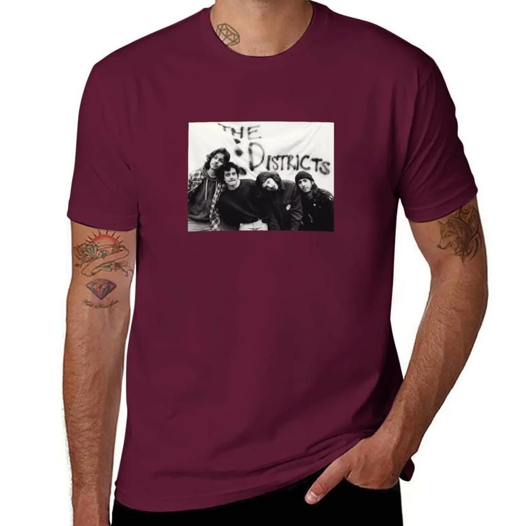 The Districts Image T-Shirt Vintage Clothes Plain Mens Vintage T Shirts