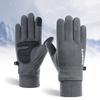Winter Gloves Women Men Ski Gloves Fleece- Lined Thermal Warm Touchscreen Fingers Gloves Waterproof Cycling Gloves