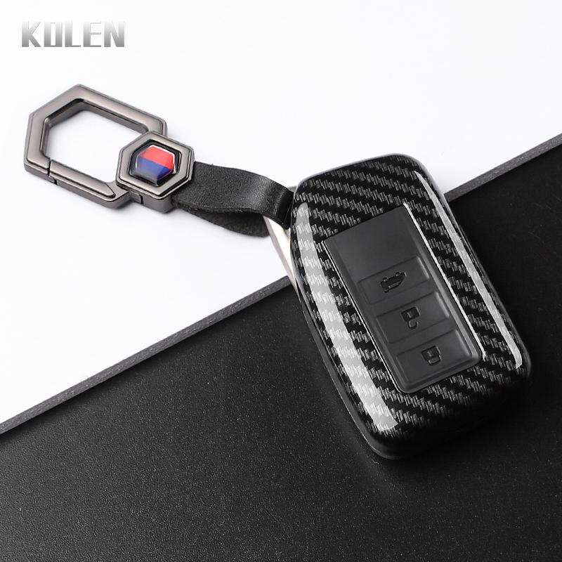 Abs Carbon Fiber Style Car Key Case Cover For Lexus Rx350 Nx300 Es300H Rx450H Gs300 Gx470 Is250 Es350 Lx570 Gx460 Nx300H Is300H