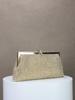 2026 Dinner bag handmade rhinestone button evening bag clutch bag banquet bag diamond dinner bag