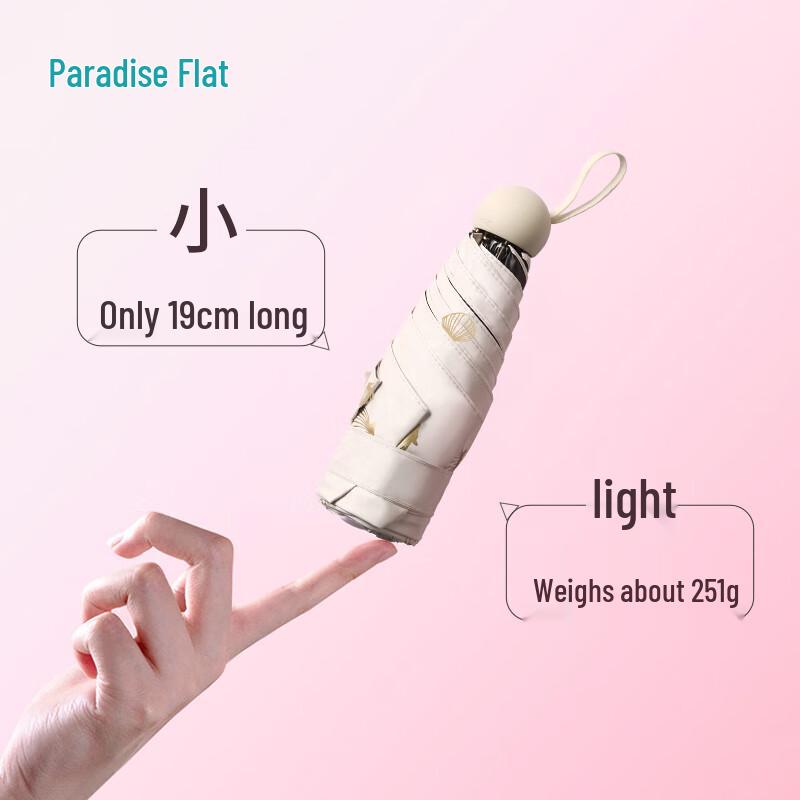 Paradise Mini 5-Fold UV Sun & Rain Umbrella