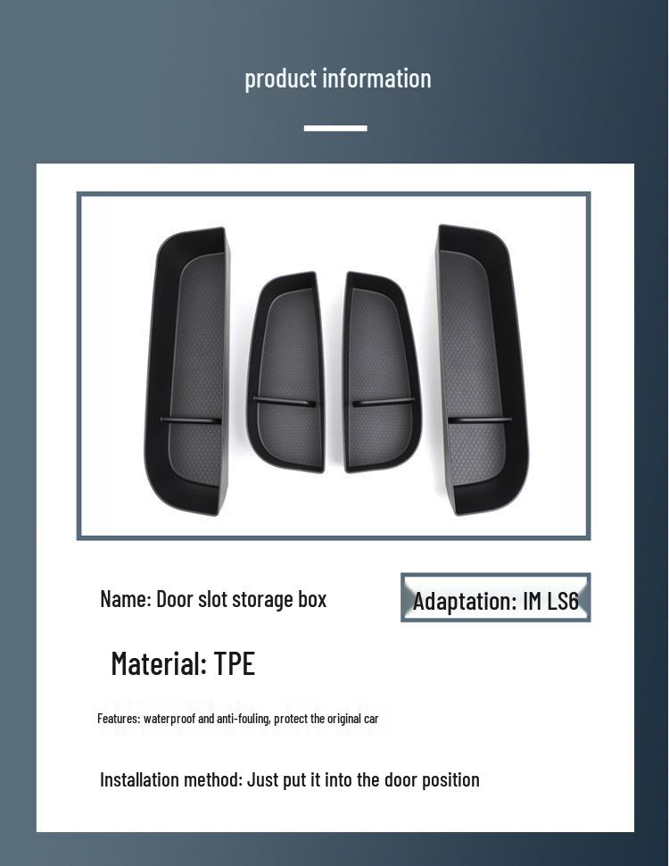 LS6 Car Door Storage Box: Custom Organizer for 23-25 Models