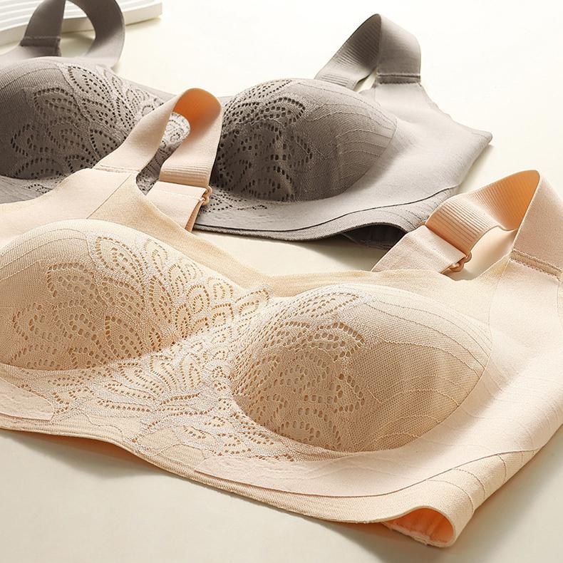 Large Women's Underwear Seamless Bra Beautiful Vest Style Bra Breathable Underwire Bra