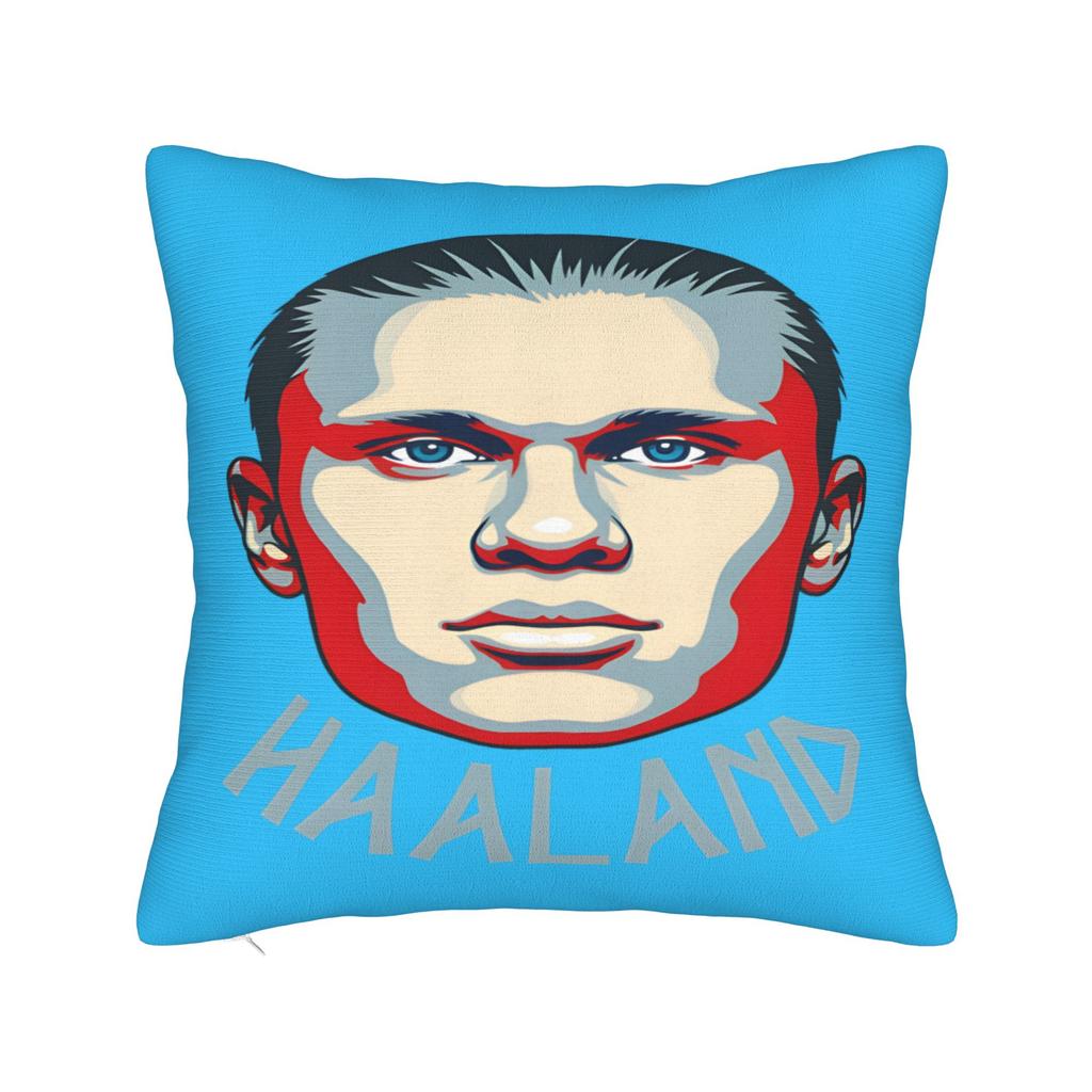 Erling Haaland record breaker Pillow Cover Comfy Cushion Cover Novelty Pillow Case For Living Room Sofa