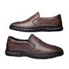Chaussures Décontractées Automne 2024 pour Homme Mode Confortables Chaussures en Cuir pour Homme Semelle Souple Business Cuir Mocassins Chaussures Plates Homme