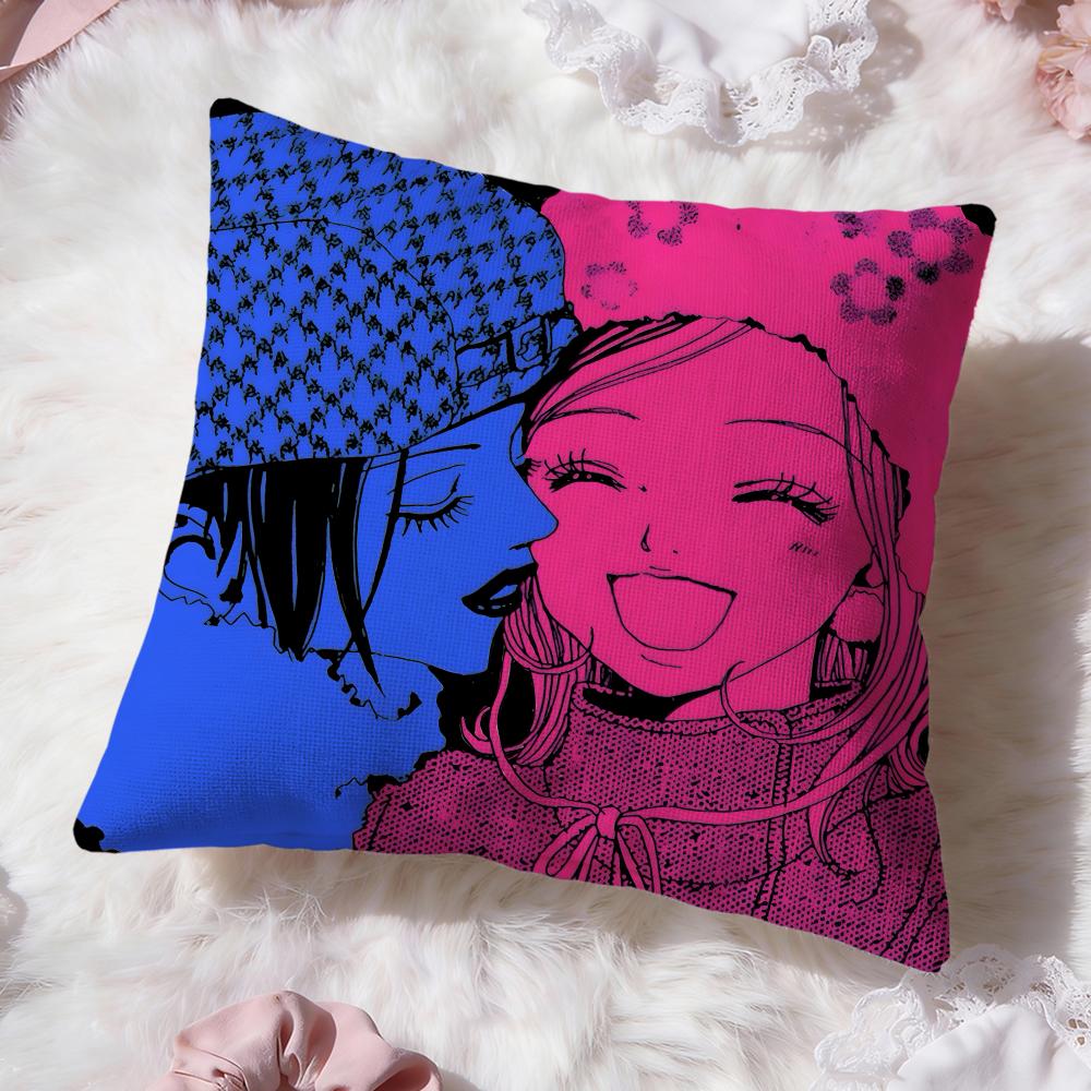 cute girl n-NANA Cushion Cover Premium Comfort Reversible Pillow Cove -Two in One Design for Any Room & Car Interior