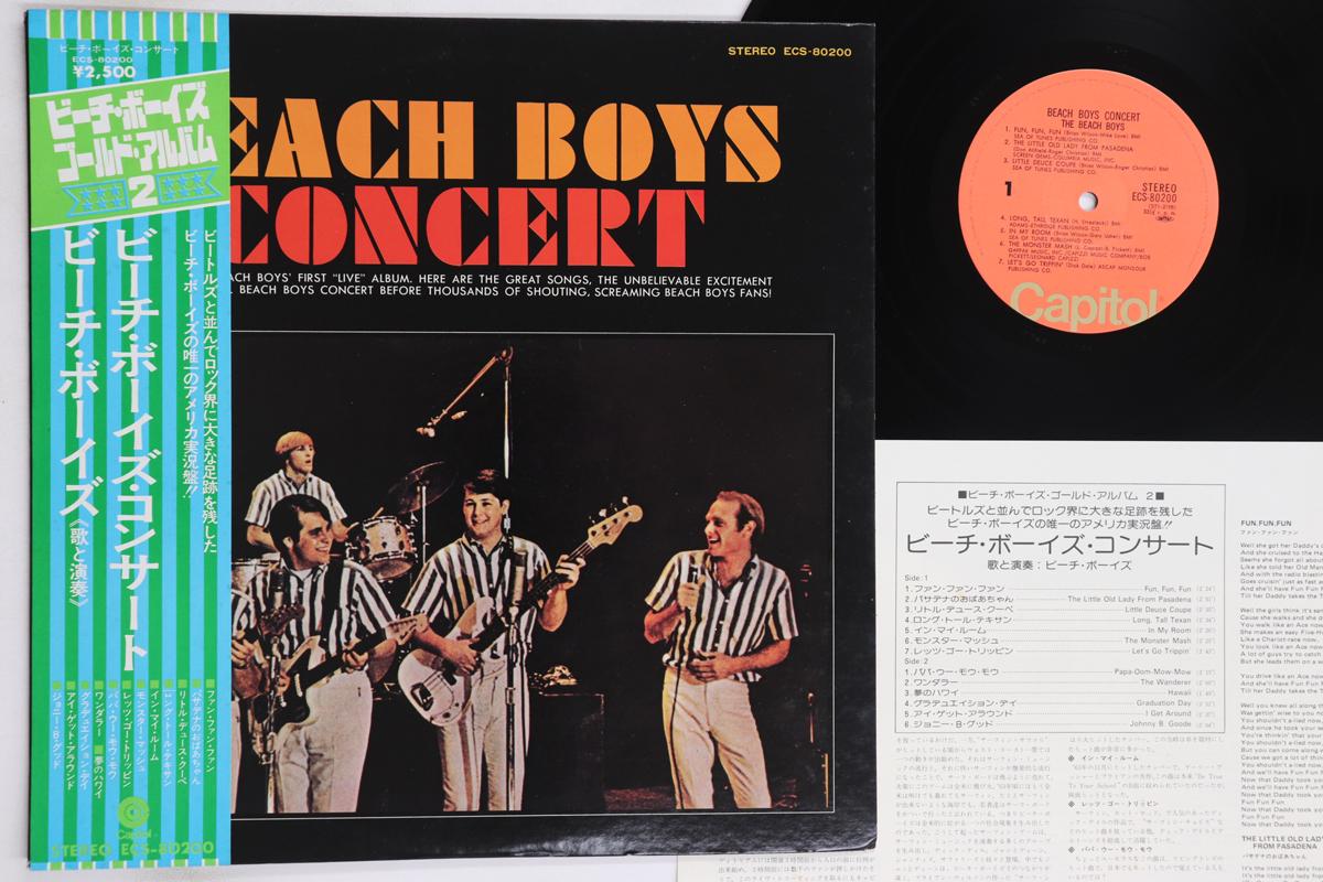 

LP Record BEACH BOYS - Concert ECS80200 CAPITOL 1975 Japan Obi Rock Used