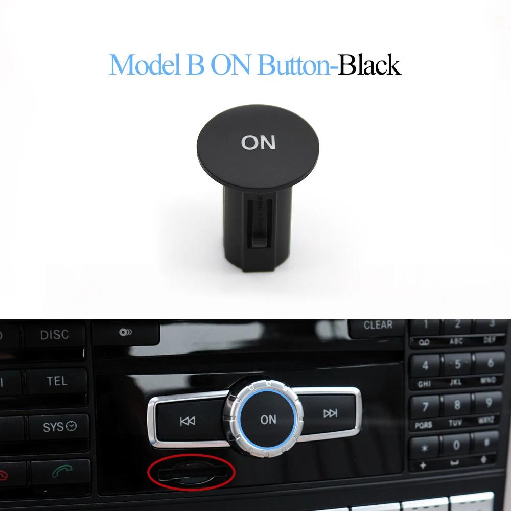 For Mercedes Benz W204 X204 W212 W207 W218 W166 W156 W176 Front Center Console Radio CD Player Button Knob ON Button Switch Cap