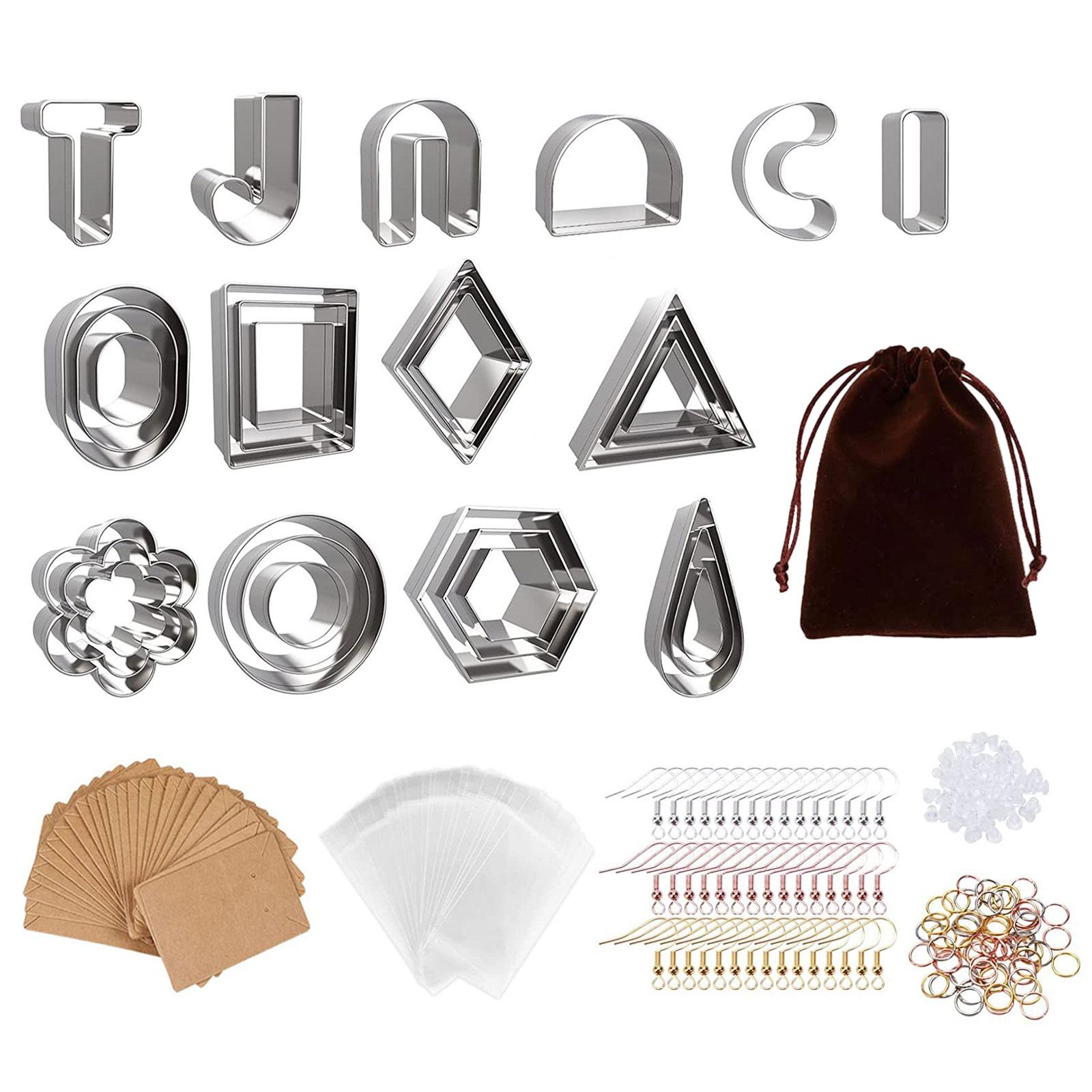 

30 шт. Серьги-резаки из нержавеющей стали для самостоятельного изготовления сережек-резаков правильной формы для подарков на праздники для женщин