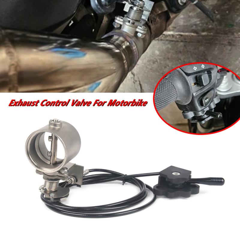 51MM / 2 Zoll Abgasregelventil Für Motorrad-Auspuffrohr Manuelles Bedienventil-Kit Universeller Mehrwinkel-Modus