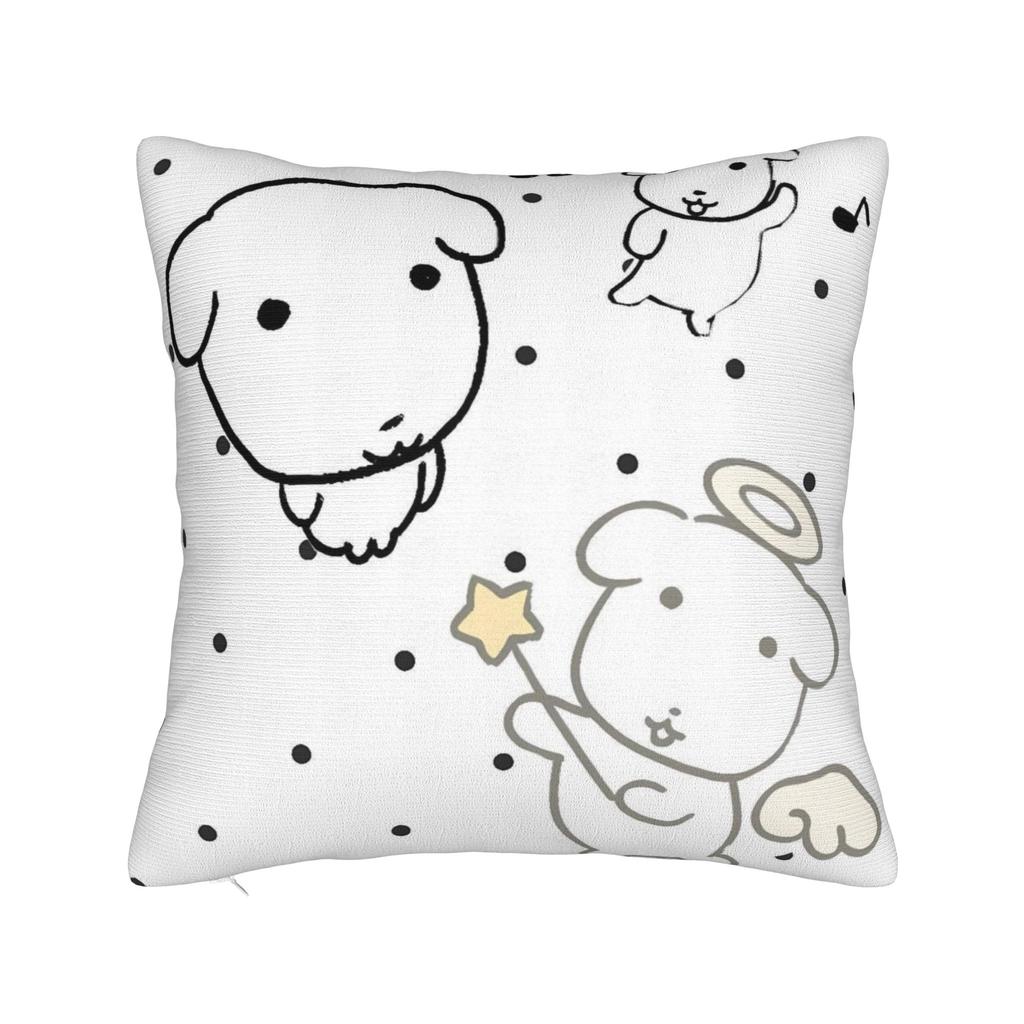 Cute GANADI Pillow Cover Print Cushion Cover Novelty Pillow Case For Living Room Sofa