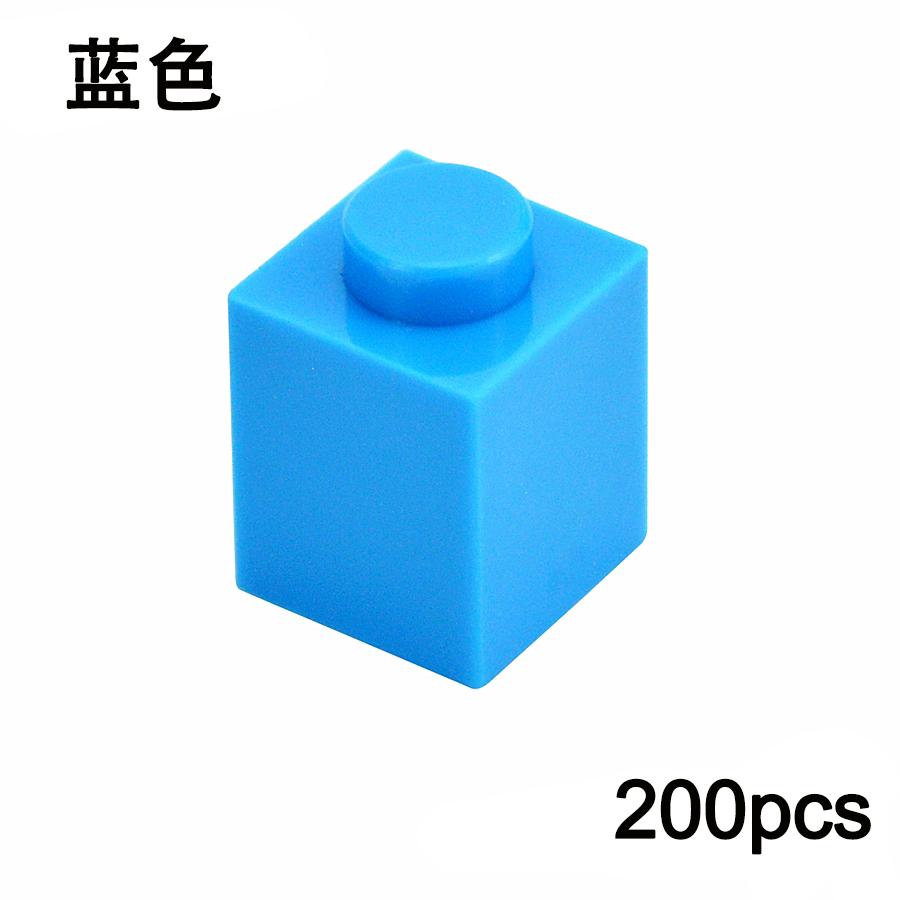 200PCS DIY 1x1 Dots Building Blocks Thick Figures Bricks Educational Creative Size 1*1 Dot Compatible With 3005 Toy for Children