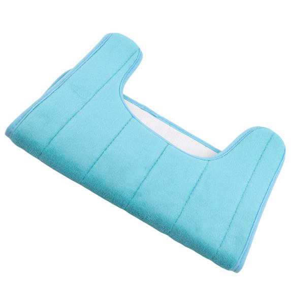 Absorbierendes, rutschfestes Badezimmer-Pad, U-förmiges Memory-Schaum-Toilettenpad