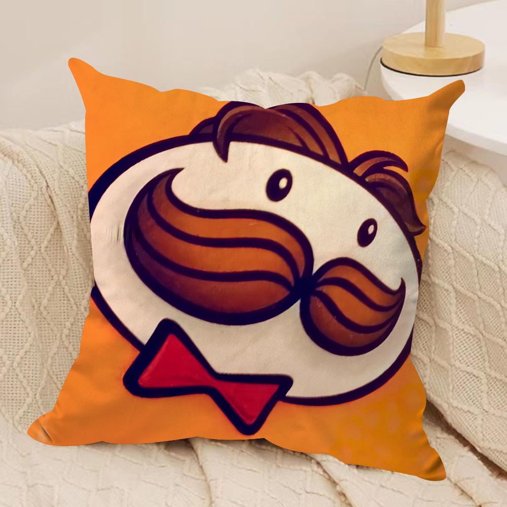 

Classic PPringles Cushion Cover Pillowcase Ultra Soft Skin Friendly Fabric Cloud Like Comfort Concealed Zipper 30x30 cm