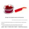Dynamic Bionic Soft Maggot Lure: Anti-Bottom Floating Bait for Carp and Crucian Fishing